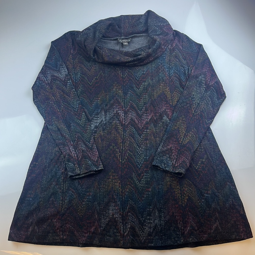 Apropos Turtleneck Printed Tunic S87-29